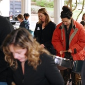 A hands-on drum workshop for arts teachers